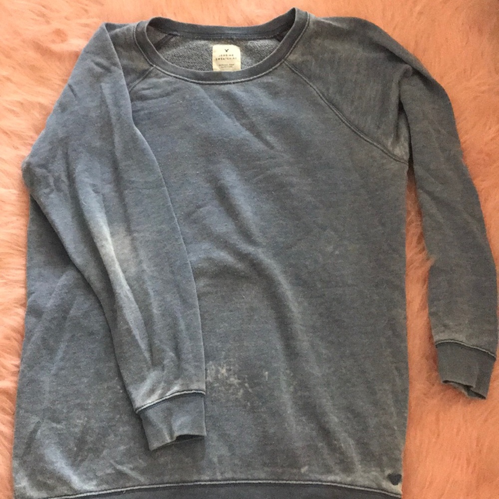 Light blue AE jegging sweatshirt